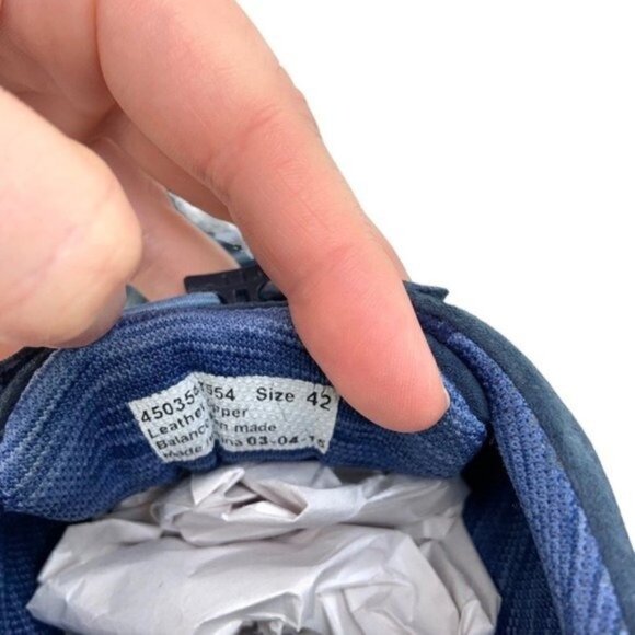 Dansko Helen Blue Sneakers with Quicklace Bungee Laces - Picture 5 of 9